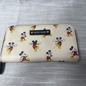 Disney’s Mickey Mouse Cream Wallet